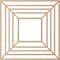 Ekena Millwork Raven Wood Fretwork Pierced Ceiling Medallion, Alder, 32"OD x 11 3/4"ID x 3/8"T CMWP32X32X0375RAAL - alternate 2